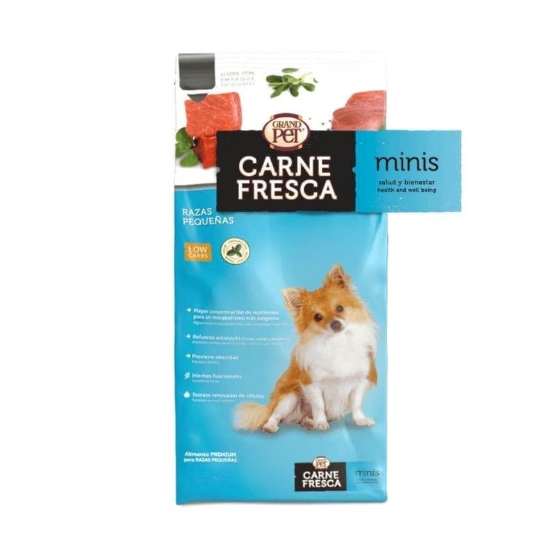 Carne Fresca Alimento Seco para Perro Adulto Raza Pequeña - CARNE ...