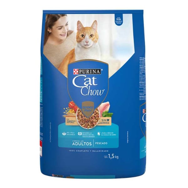 Mayordomo comida Violín Purina Cat Chow - Alimento Seco para Gato Adulto Esterilizados Defense Plus  | Laika Mascotas